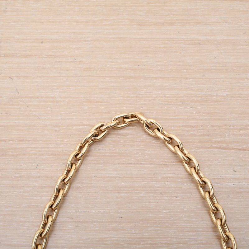 LOUIS VUITTON IVY鏈條腋下包老花PVC金扣晶片肩背包-2