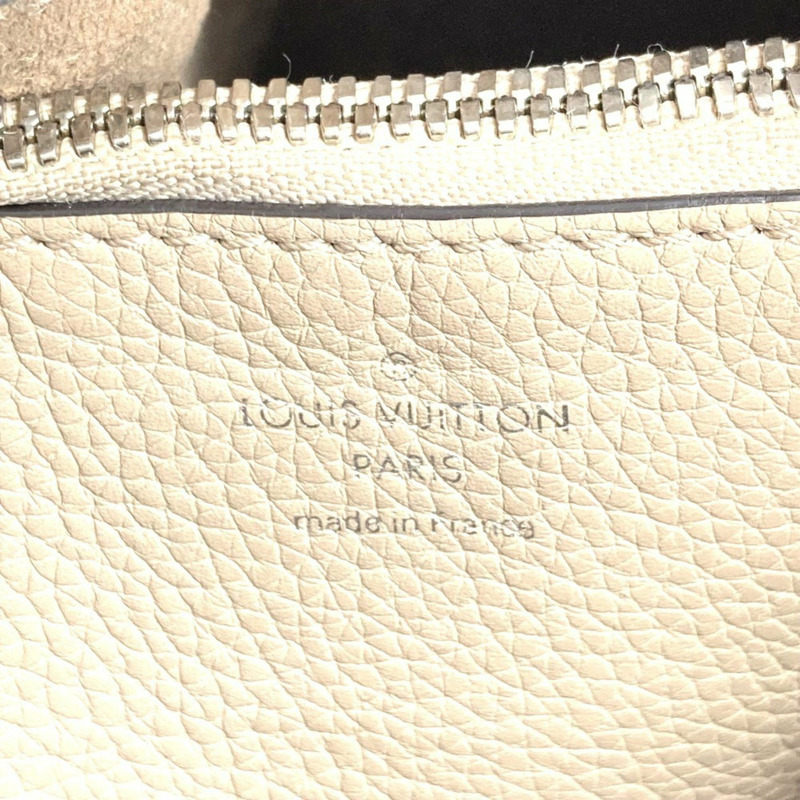 路易威登 M55799 Monogram Mahina Mulia 手提包,兩用斜/肩包,皮革材質,女士款,Galle 色,米色-12