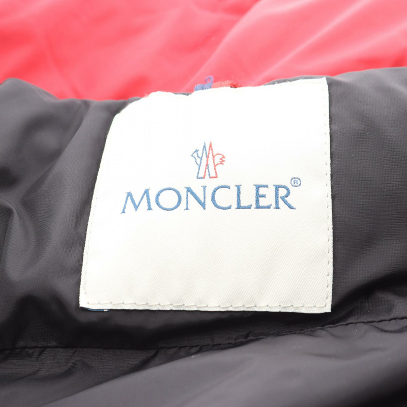 MONCLER RENOUEE 羽絨外套 尼龍 紅色 二手 女款-2