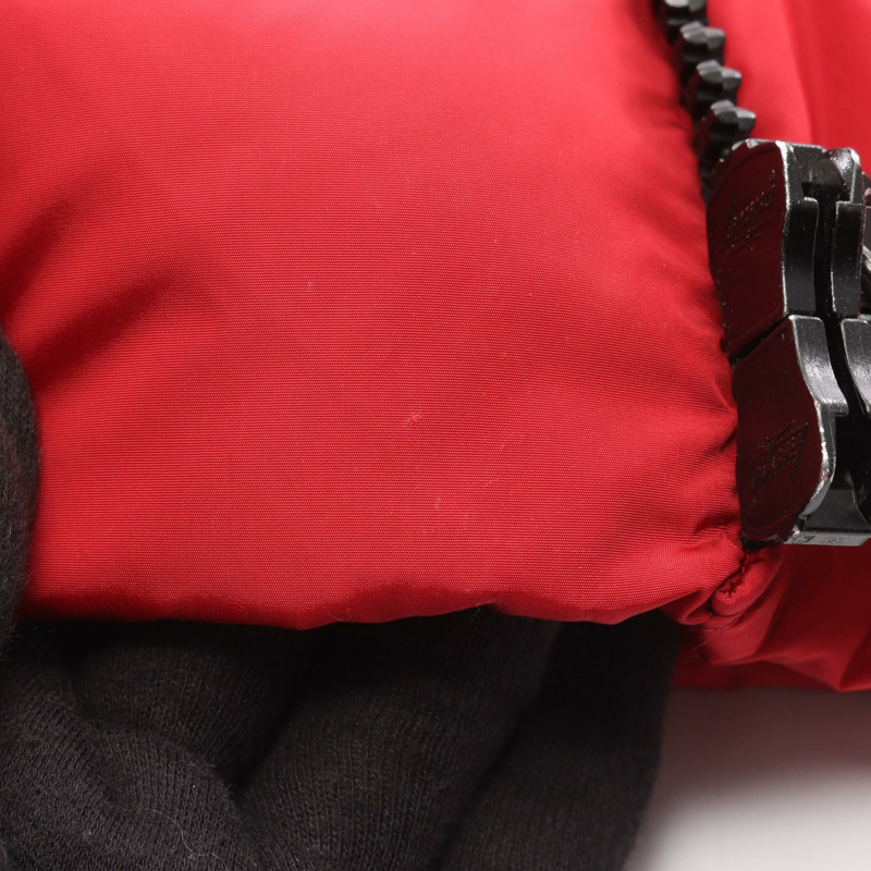 MONCLER RENOUEE 羽絨外套 尼龍 紅色 二手 女款-8