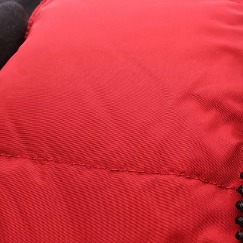 MONCLER RENOUEE 羽絨外套 尼龍 紅色 二手 女款-9