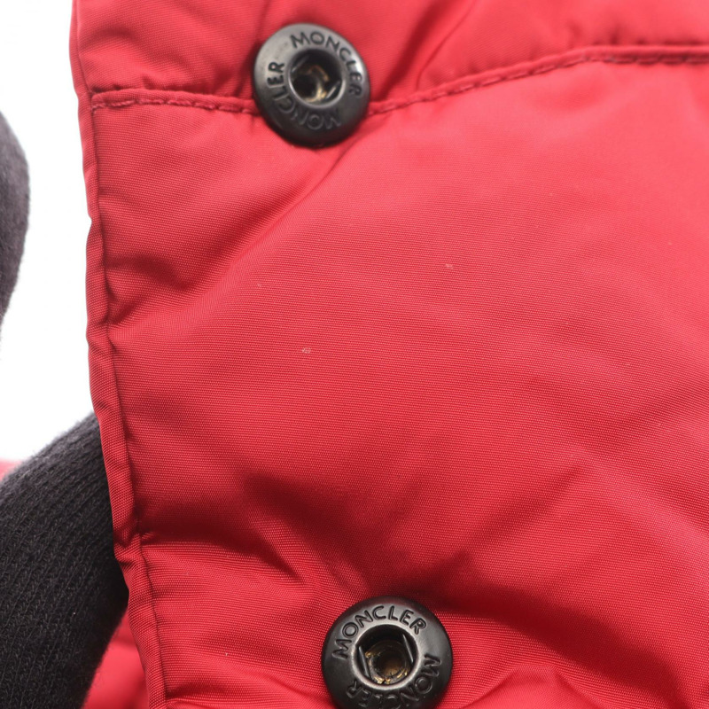 MONCLER RENOUEE 羽絨外套 尼龍 紅色 二手 女款-10