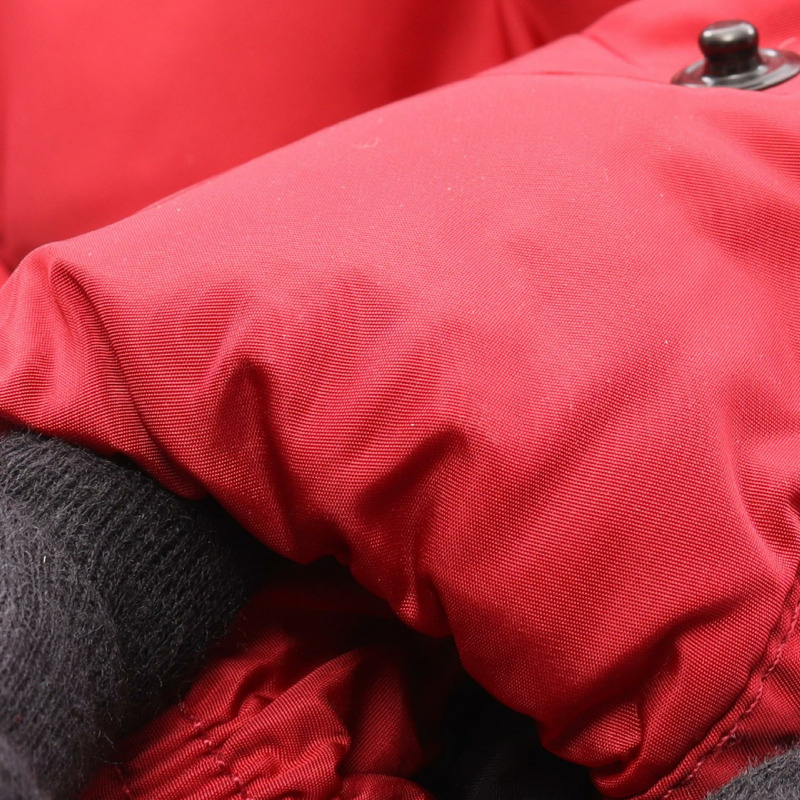 MONCLER RENOUEE 羽絨外套 尼龍 紅色 二手 女款-11