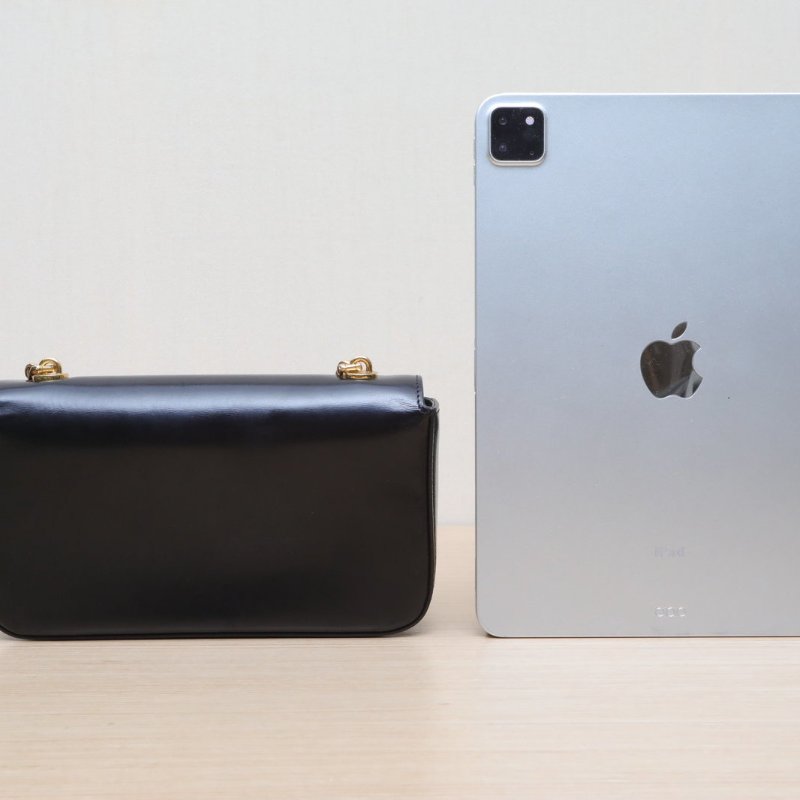 CELINE CuirTriomphe凱旋門浮雕橫版肩背包20鏈條款黑色牛皮金扣肩背包-4