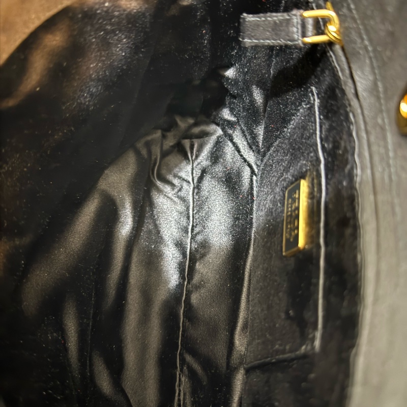 PRADA 緞面迷你手提包 花朵包-5