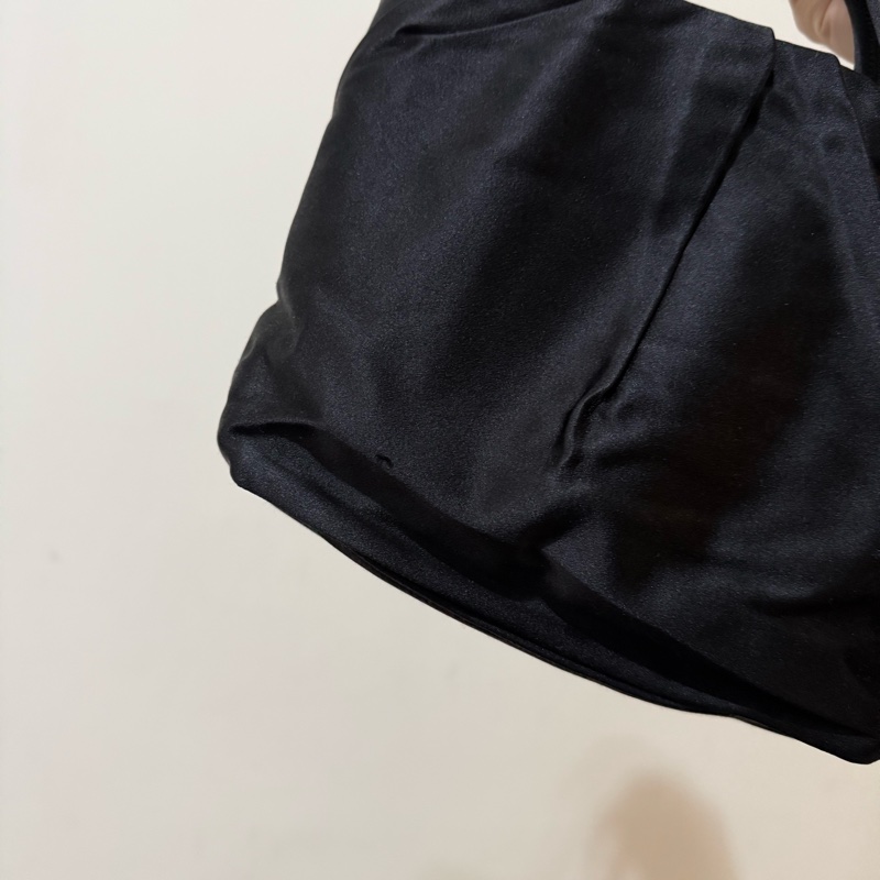 PRADA 緞面迷你手提包 花朵包-13