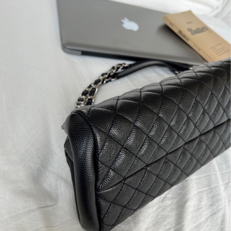 Chanel黑銀魚子醬保齡球-9