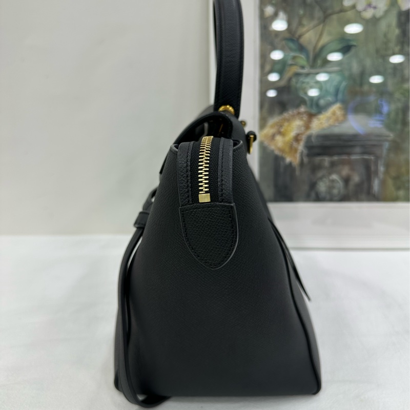 Celine賽琳黑色鯰魚micro肩斜背包-4