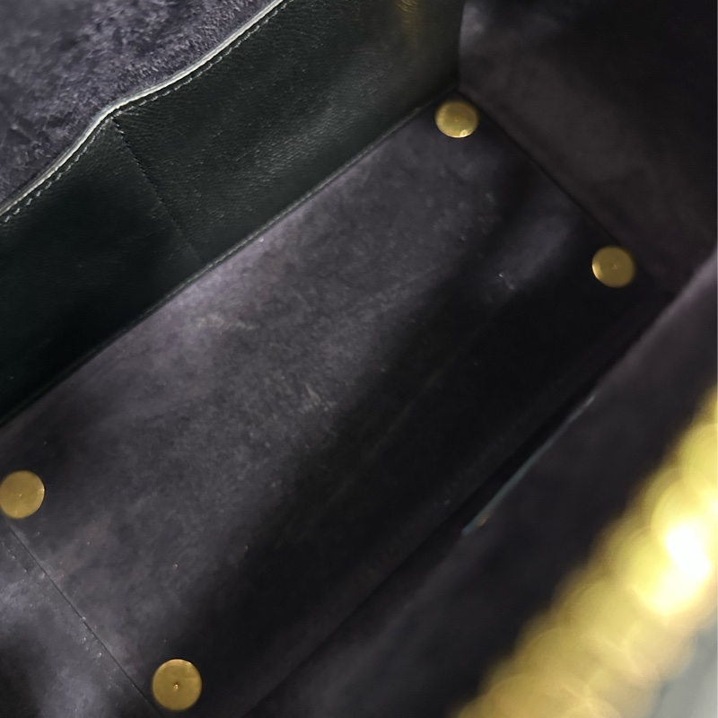 Celine賽琳黑色鯰魚micro肩斜背包-7