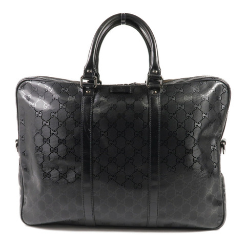 GUCCI 塗層帆布Briefcase公事包