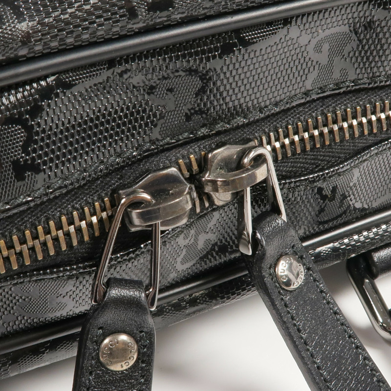 GUCCI 塗層帆布Briefcase公事包-9