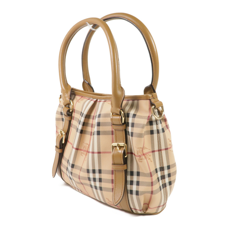 BURBERRY 塗層帆布Haymarket Northfield金扣手挽肩背兩用袋-1