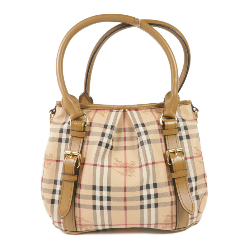 BURBERRY 塗層帆布Haymarket Northfield金扣手挽肩背兩用袋-2