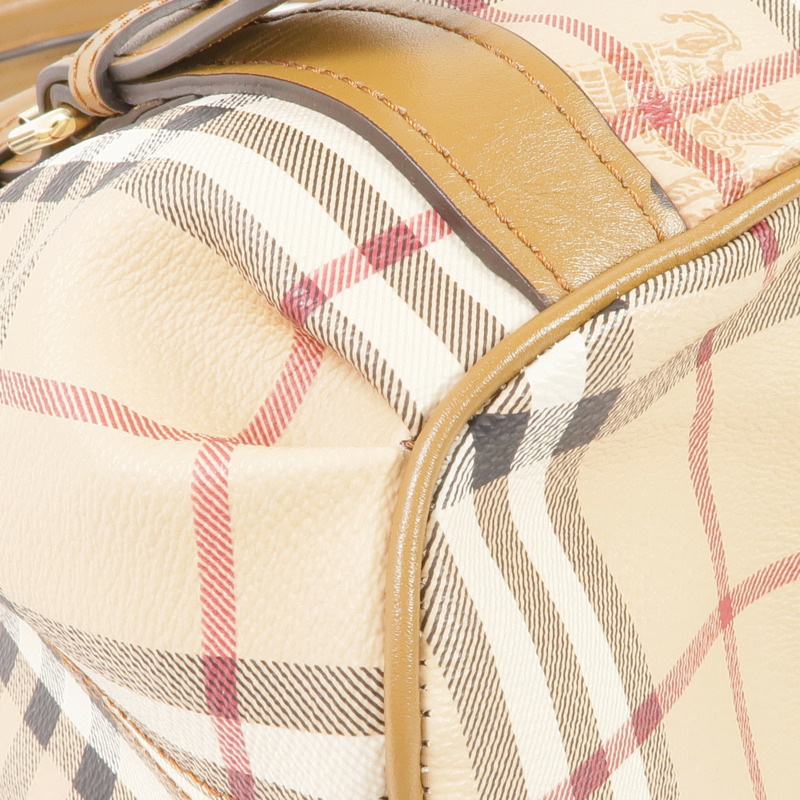 BURBERRY 塗層帆布Haymarket Northfield金扣手挽肩背兩用袋-5