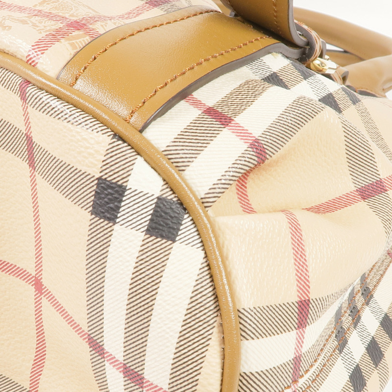 BURBERRY 塗層帆布Haymarket Northfield金扣手挽肩背兩用袋-6