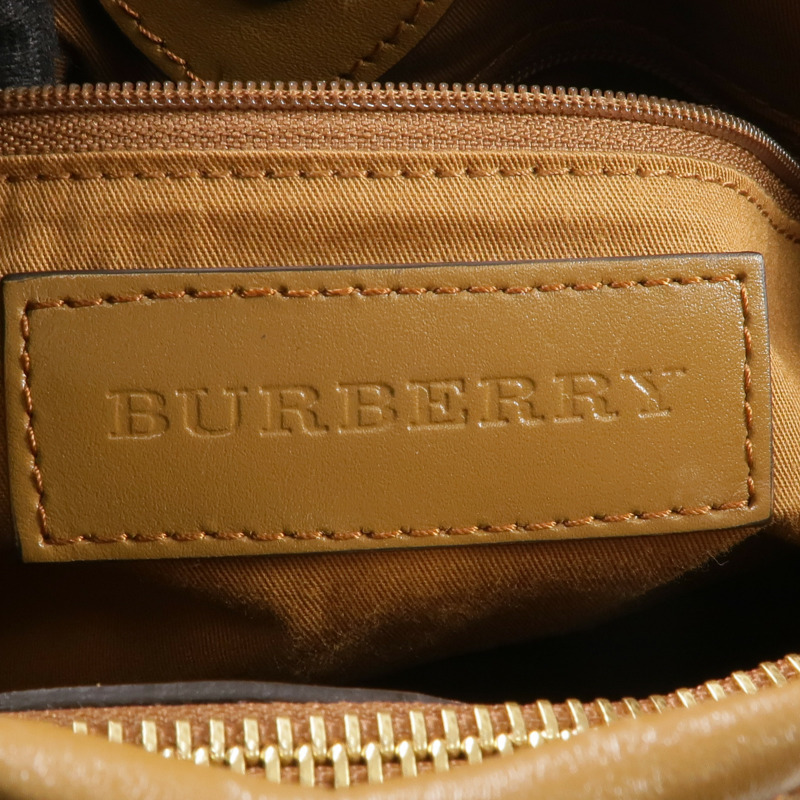 BURBERRY 塗層帆布Haymarket Northfield金扣手挽肩背兩用袋-13