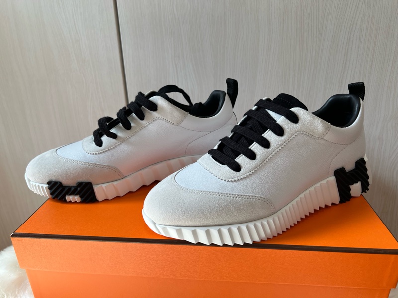 Hermes愛馬仕經典黑白熊貓鞋(全新閒置品)-2