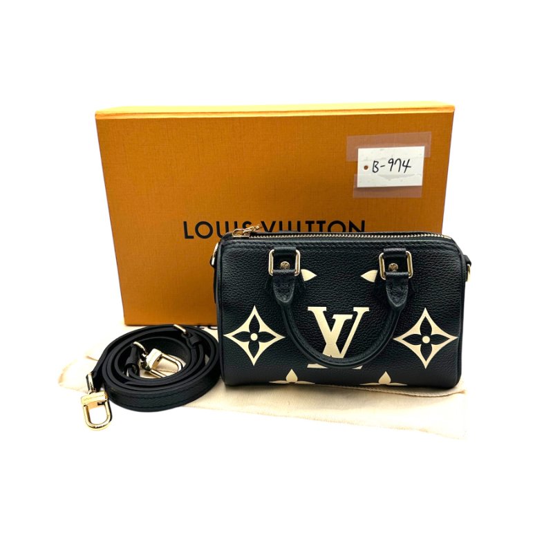 【美收精品】LV 黑色 NANO Speedy B-974【隔月月中將轉賣至日本 上架期限30天】-16