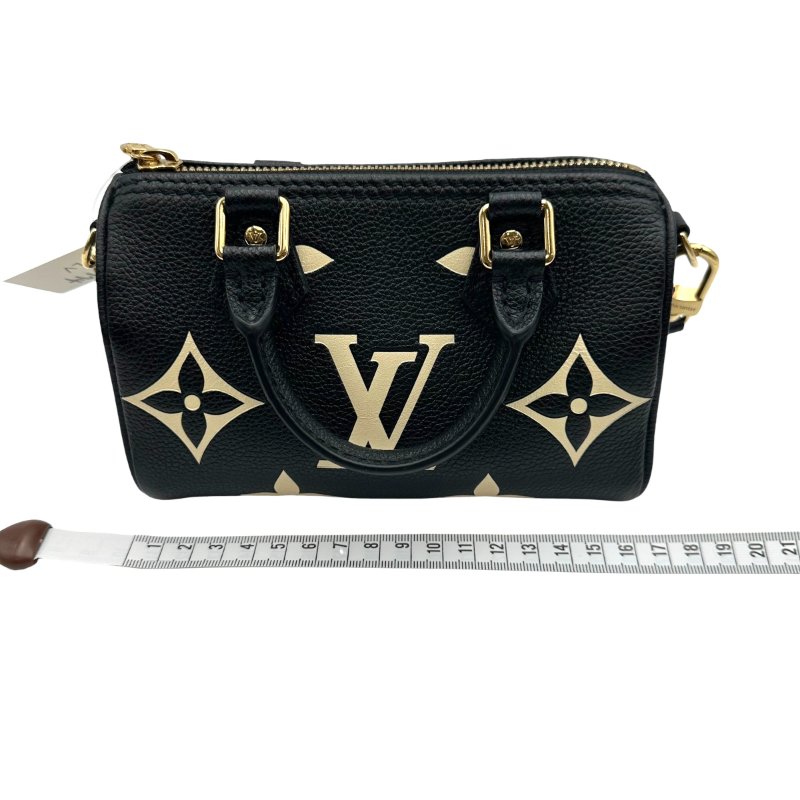 【美收精品】LV 黑色 NANO Speedy B-974【隔月月中將轉賣至日本 上架期限30天】-17