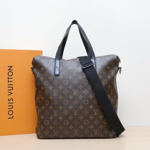 LOUIS VUITTON 老花PVC2010Kitan男士公事包肩背包