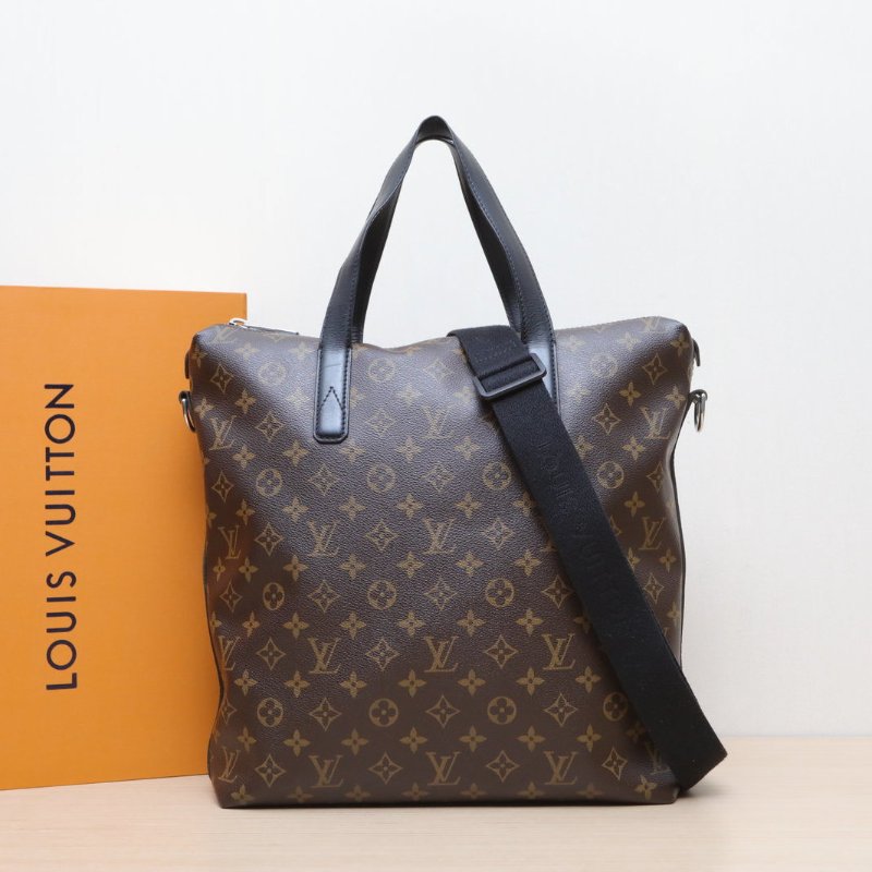 LOUIS VUITTON 老花PVC2010Kitan男士公事包肩背包-0