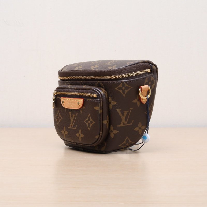 LOUIS VUITTON Bumbag腰包Mini17老花PVC晶片肩背包-4