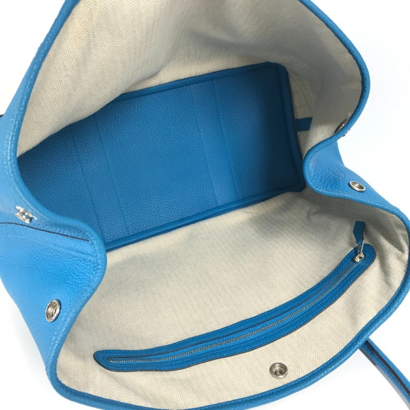 愛馬仕 Garden Party PM 36 手提包,雙色 Negonda 單肩包,藍色托特包,男女款-11