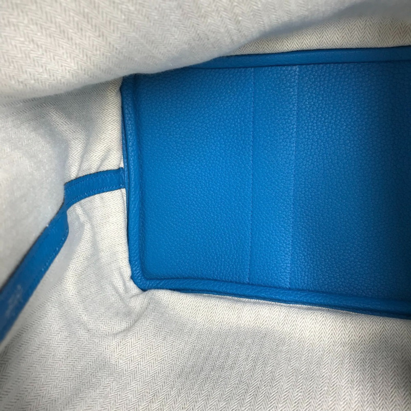 愛馬仕 Garden Party PM 36 手提包,雙色 Negonda 單肩包,藍色托特包,男女款-12