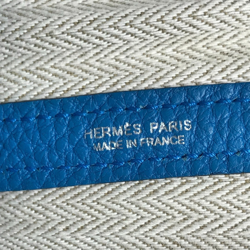 愛馬仕 Garden Party PM 36 手提包,雙色 Negonda 單肩包,藍色托特包,男女款-15