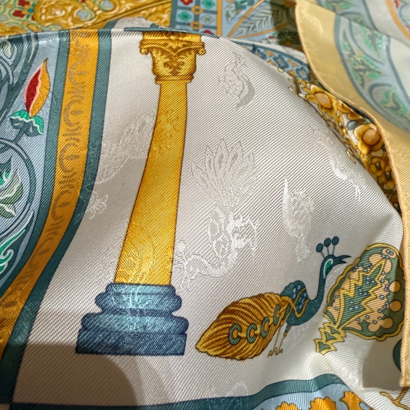 愛馬仕絲巾《拜占庭之穹》絲巾90*90-3