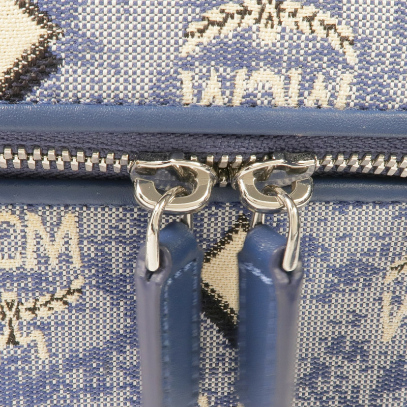 MCM 帆布Vanity Case銀扣手挽肩背兩用袋-7