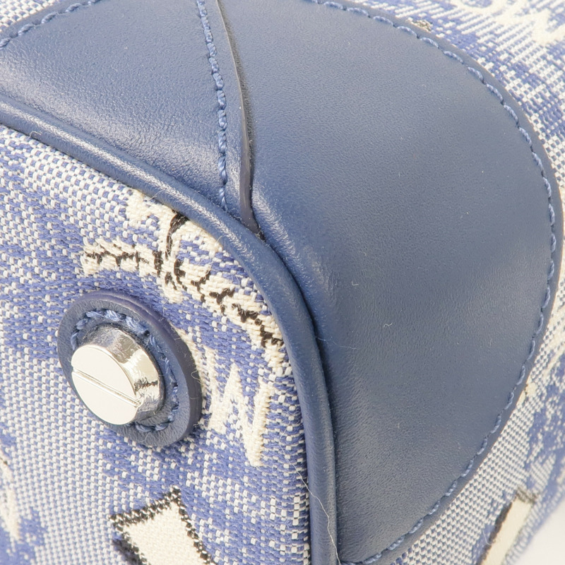 MCM 帆布Vanity Case銀扣手挽肩背兩用袋-8