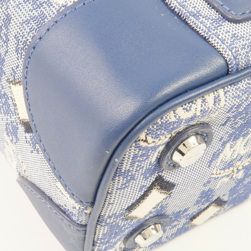 MCM 帆布Vanity Case銀扣手挽肩背兩用袋-11