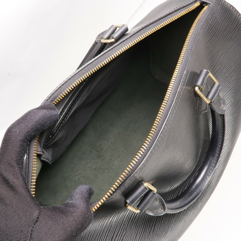 LOUIS VUITTON Epi Speedy 30金扣手挽袋-13