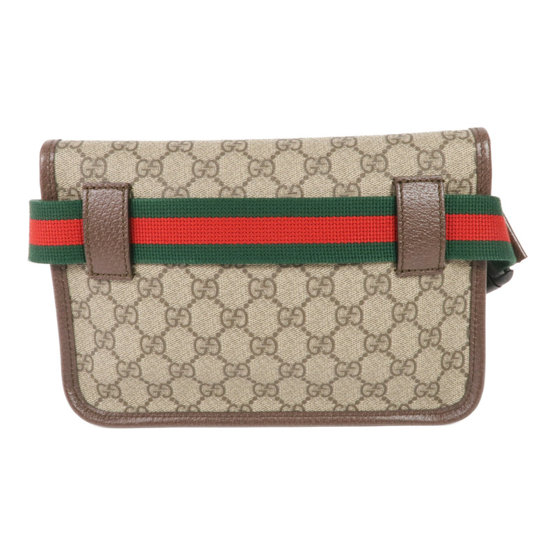 GUCCI 塗層帆布Waist Bag金扣腰包-1