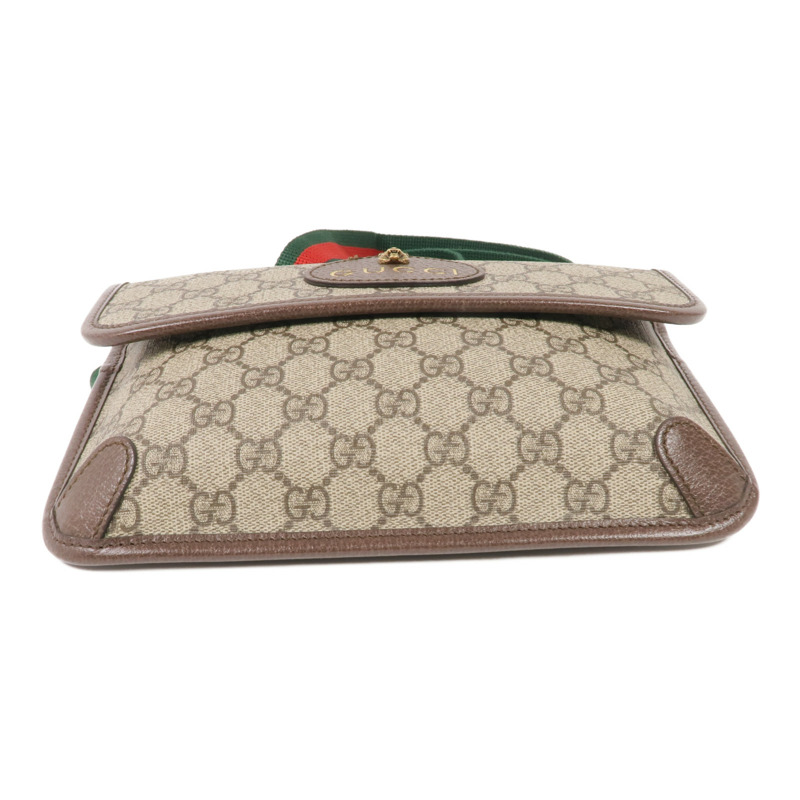 GUCCI 塗層帆布Waist Bag金扣腰包-3