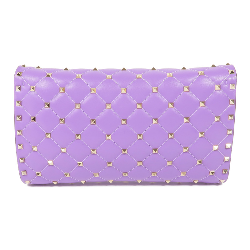 Valentino 羊皮皮革Rockstud Shoulder Bag金扣鏈帶肩背袋-1