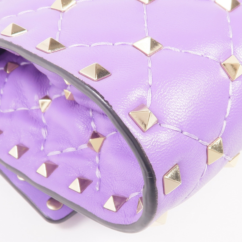 Valentino 羊皮皮革Rockstud Shoulder Bag金扣鏈帶肩背袋-8