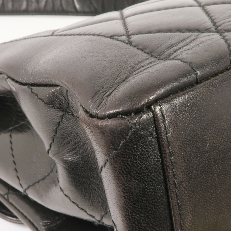 CHANEL 羊皮皮革Shoulder Bag金扣肩背袋-8