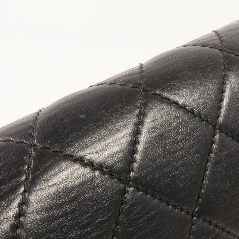 CHANEL 羊皮皮革Shoulder Bag金扣肩背袋-11