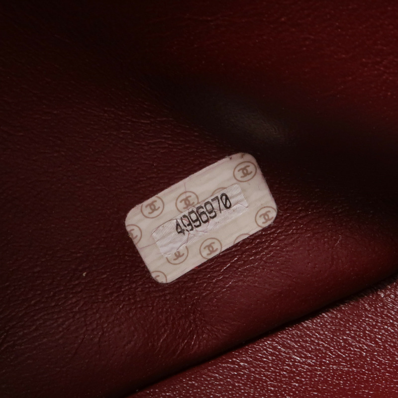 CHANEL 羊皮皮革Shoulder Bag金扣肩背袋-17