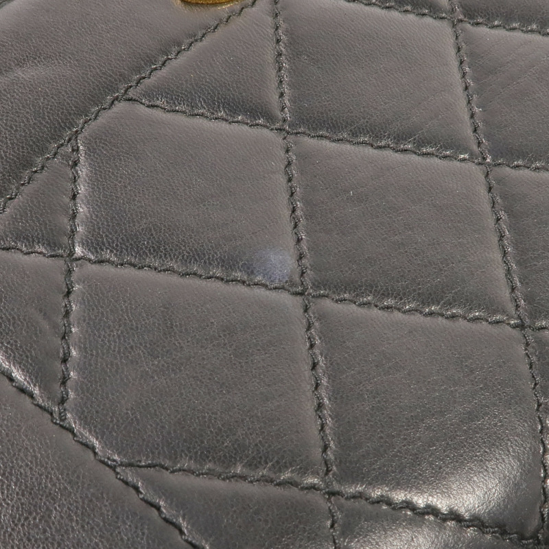 CHANEL 羊皮皮革Shoulder Bag金扣肩背袋-19