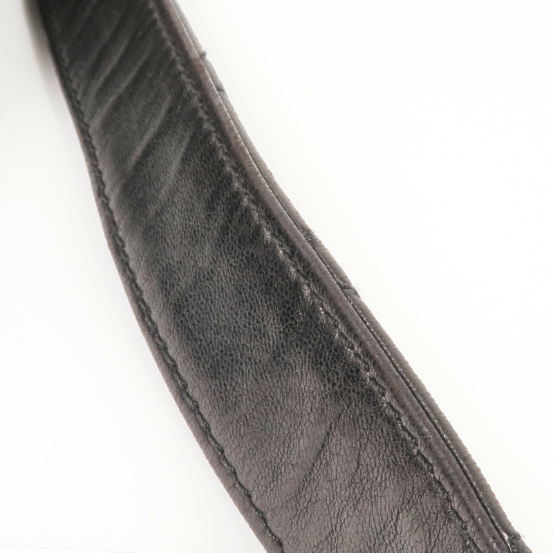 CHANEL 羊皮皮革Shoulder Bag金扣肩背袋-20