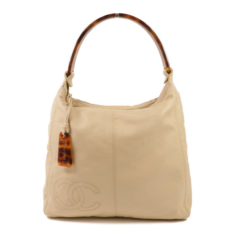 CHANEL 皮革Shoulder Bag/Handbag金扣肩背袋/手挽袋