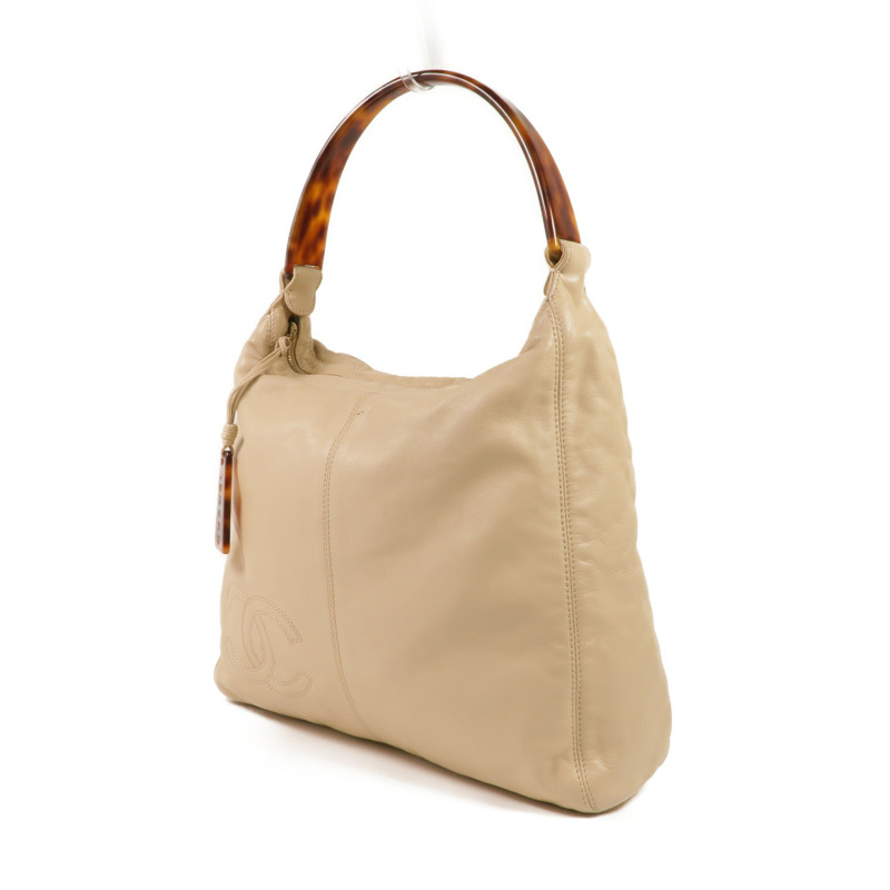 CHANEL 皮革Shoulder Bag/Handbag金扣肩背袋/手挽袋-2