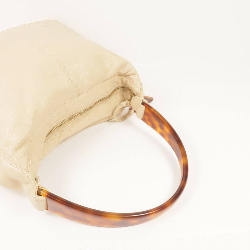 CHANEL 皮革Shoulder Bag/Handbag金扣肩背袋/手挽袋-4