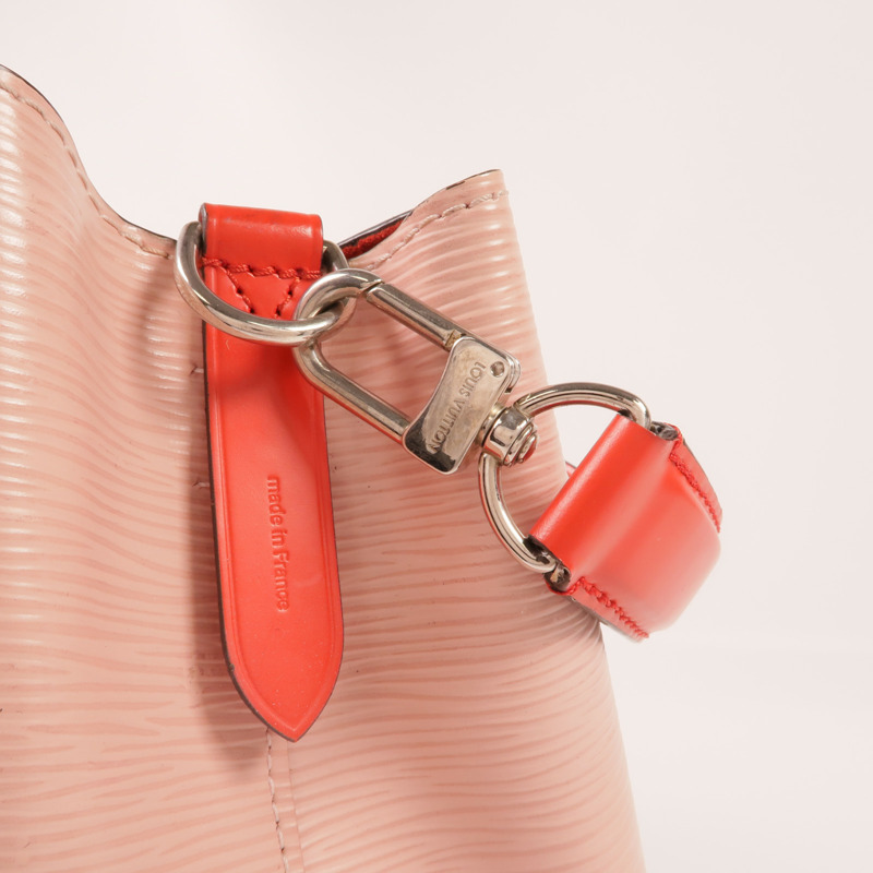 LOUIS VUITTON Epi Neo Noe BB銀扣手挽肩背兩用袋/Rose Ballerine-4