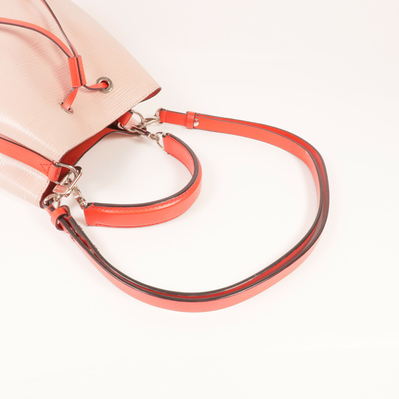 LOUIS VUITTON Epi Neo Noe BB銀扣手挽肩背兩用袋/Rose Ballerine-5