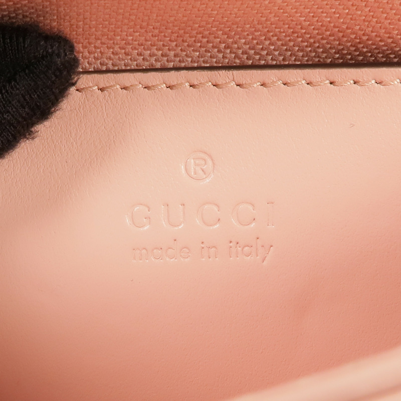 GUCCI 牛皮皮革GG Marmont銀扣手挽肩背兩用袋-12