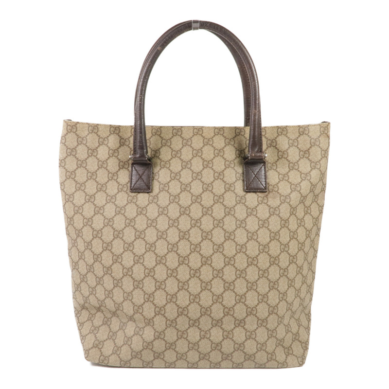 GUCCI 塗層帆布Supreme Tote Bag銀扣手挽袋-1